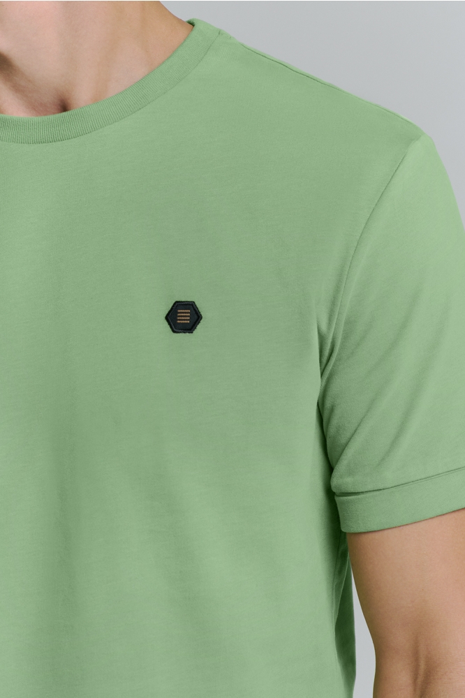 T SHIRT MET RONDE HALS 27360375 050 GREEN